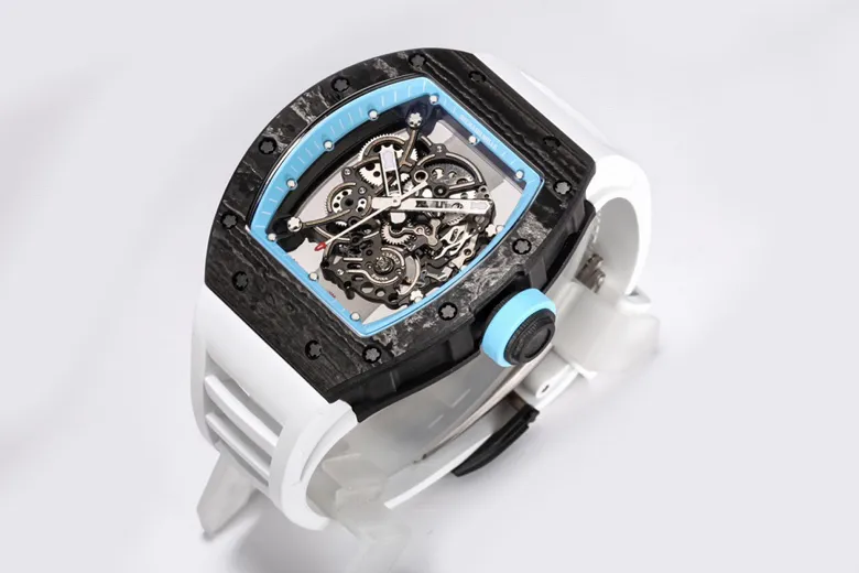 RM Factory Richard Mille RM055 NTPT Carbon White Rubber – Premium Super Clone Watch - 图片 2