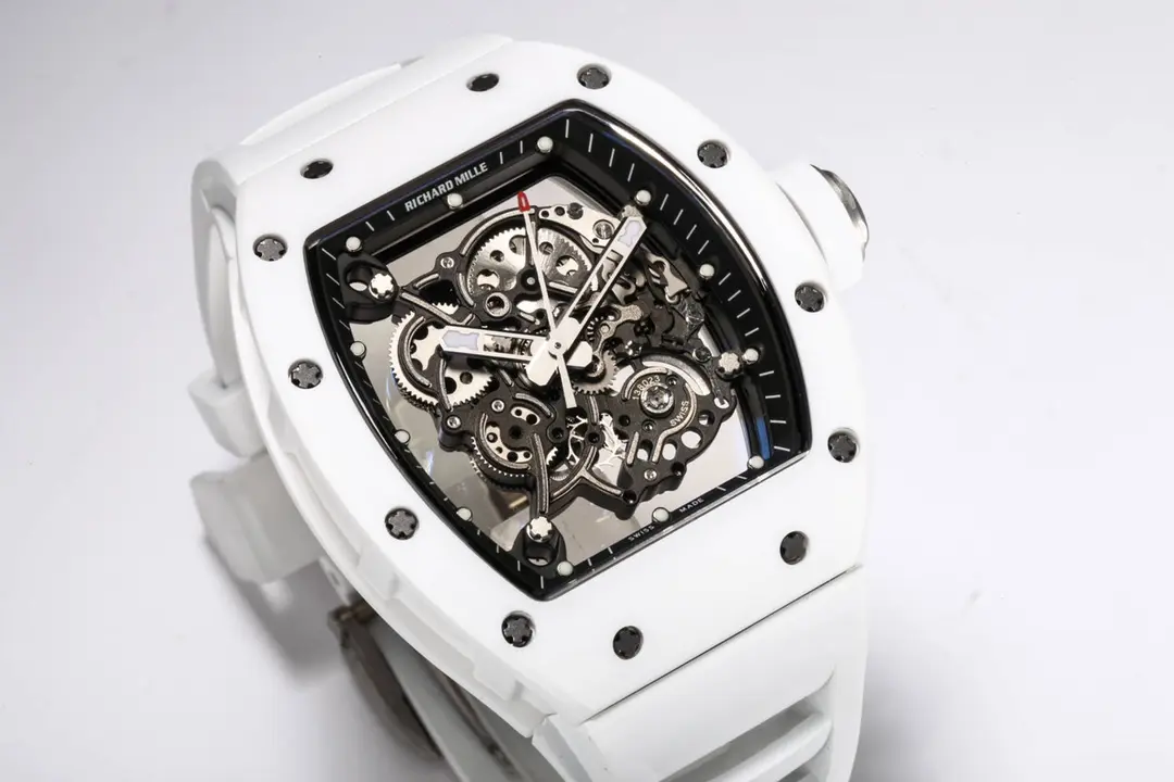 RM Factory Richard Mille RM055 White Ceramic Super Clone Watch – Premium Replica Richard Mille - 图片 2