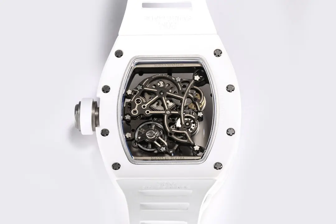 RM Factory Richard Mille RM055 White Ceramic Super Clone Watch – Premium Replica Richard Mille - 图片 8