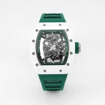 RM Factory Richard Mille White Ceramic Green Strap Super Clone Watch – Premium Replica Richard Mille