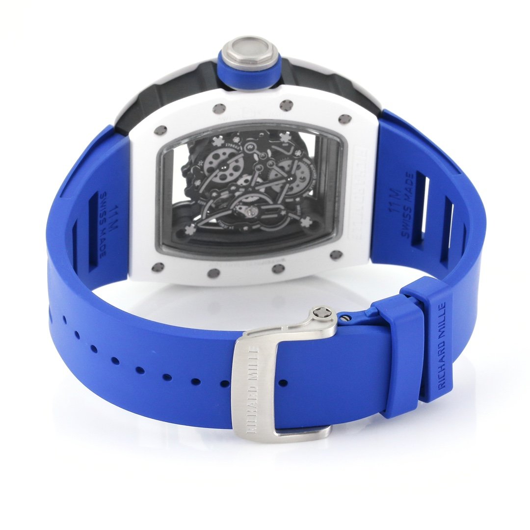 RM055 Bubba Watson Ceramic White Super Swiss Replica - 图片 7