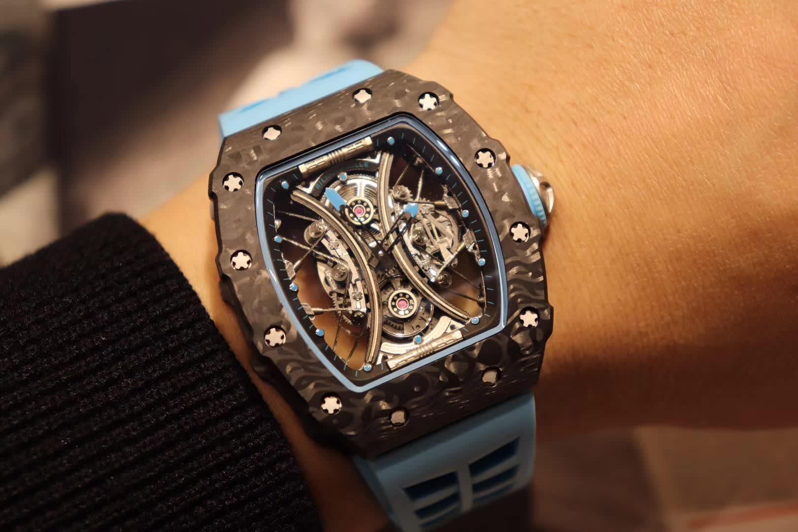 RM53-01 Tourbillon Pablo Mac Donough Black Carbon Fiber Case - 图片 2