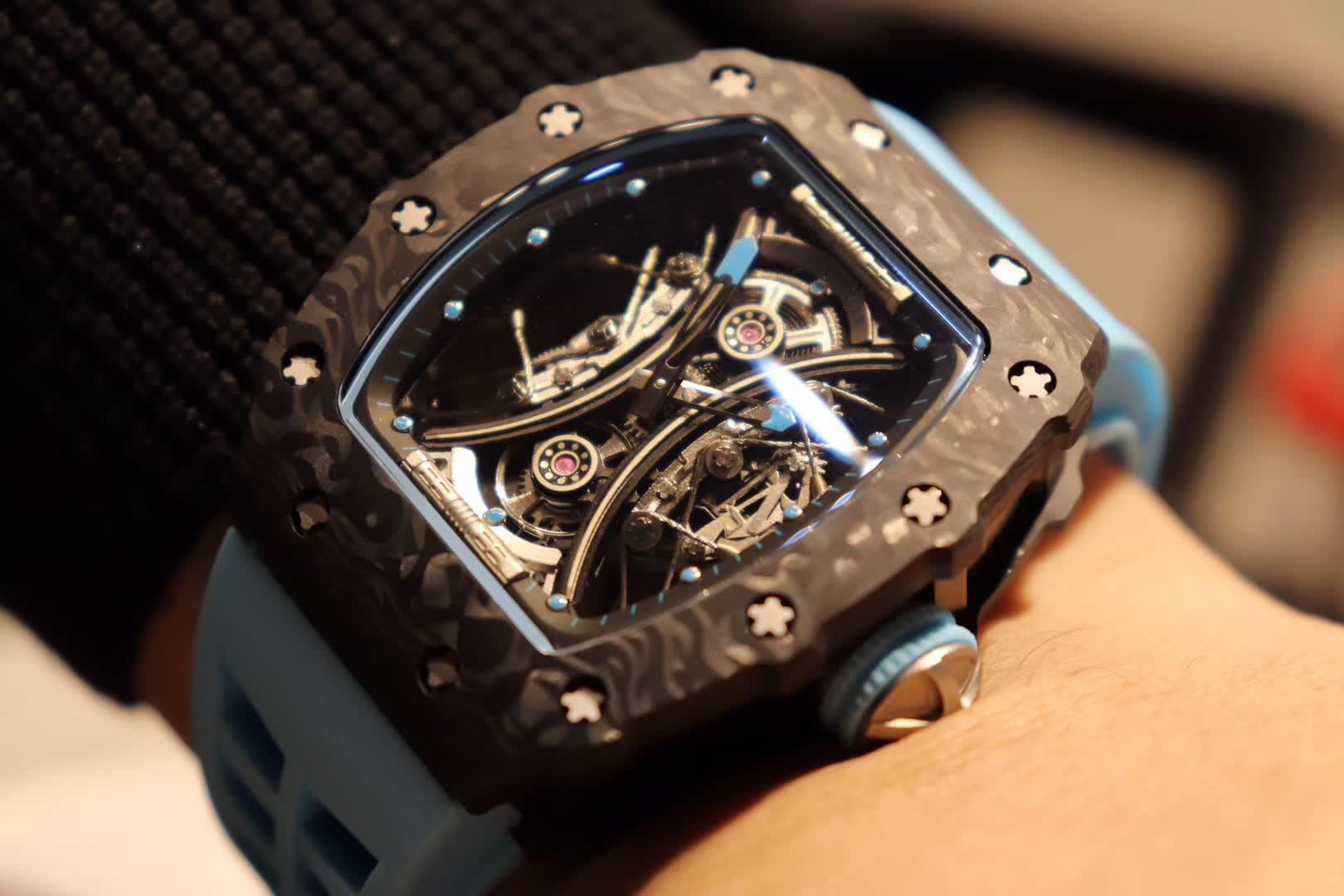 RM53-01 Tourbillon Pablo Mac Donough Black Carbon Fiber Case - 图片 3