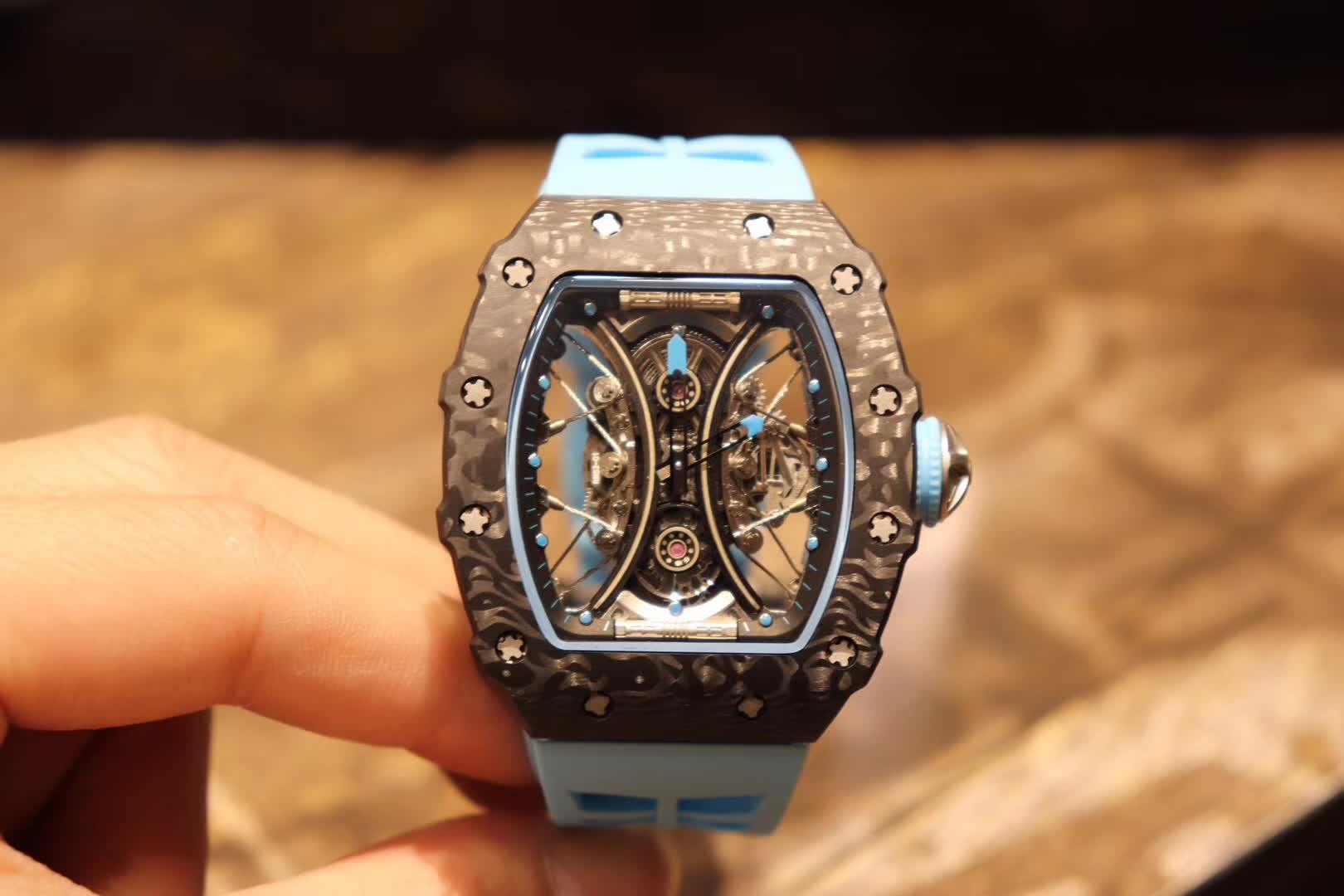 RM53-01 Tourbillon Pablo Mac Donough Black Carbon Fiber Case - 图片 4