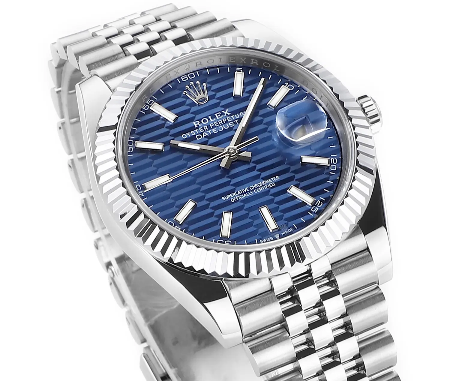 Rolex Datejust 41 Blue Dial Jubilee Bracelet – Super Clone VSF Watch - 图片 2