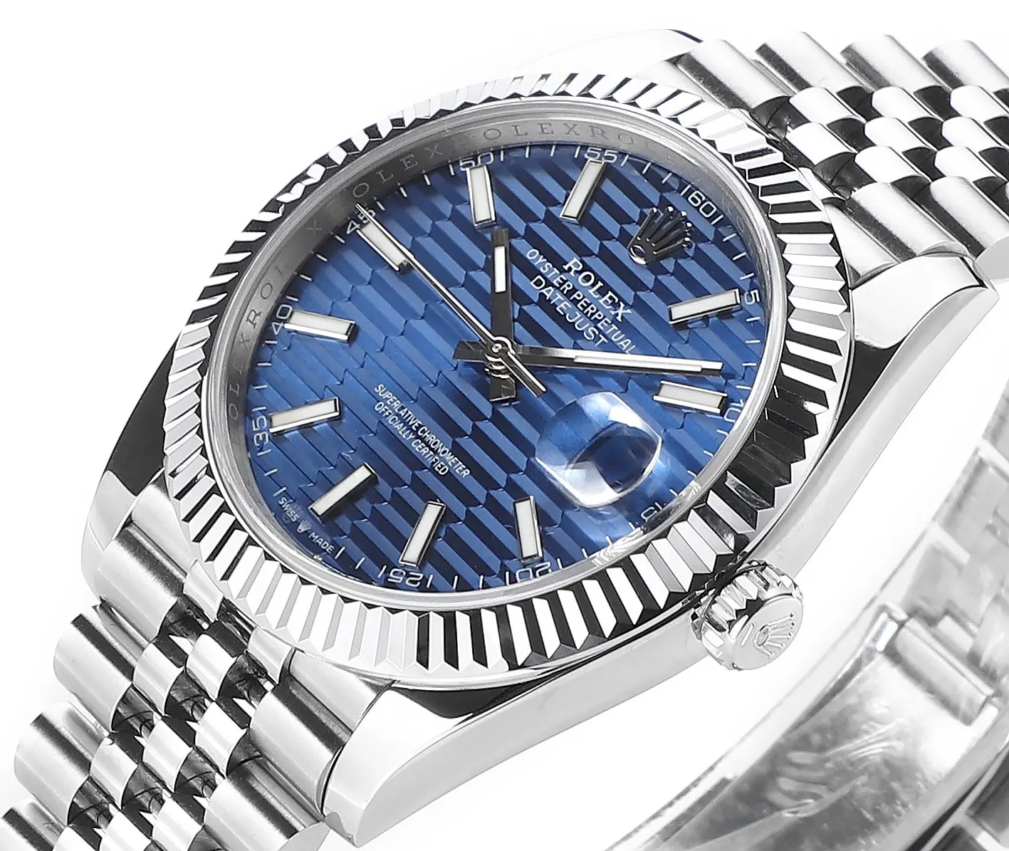 Rolex Datejust 41 Blue Dial Jubilee Bracelet – Super Clone VSF Watch - 图片 3