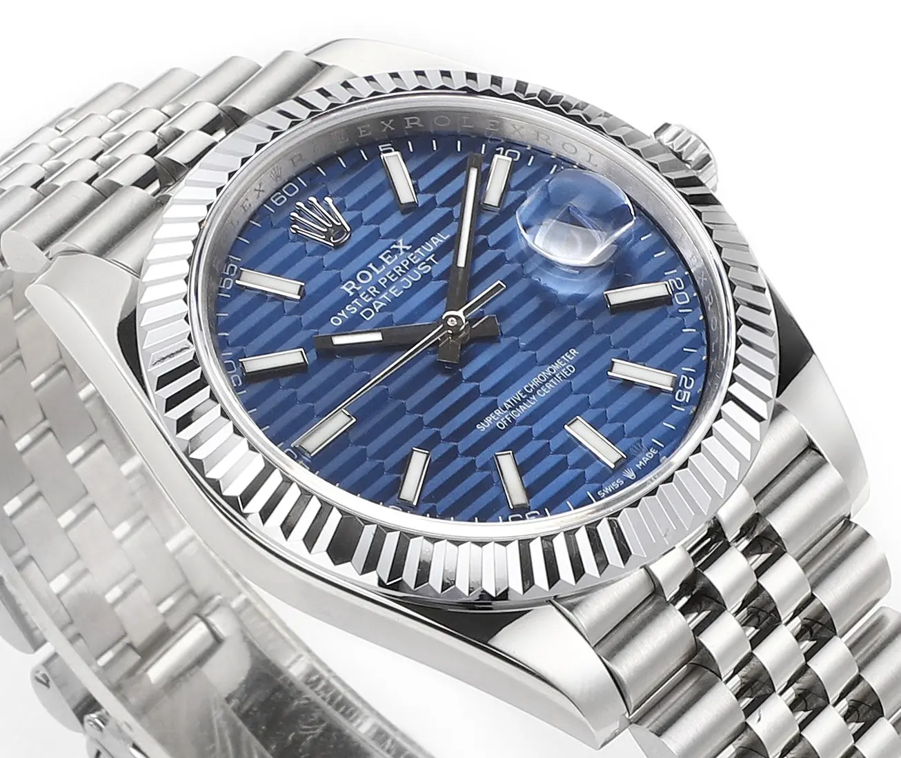 Rolex Datejust 41 Blue Dial Jubilee Bracelet – Super Clone VSF Watch - 图片 4