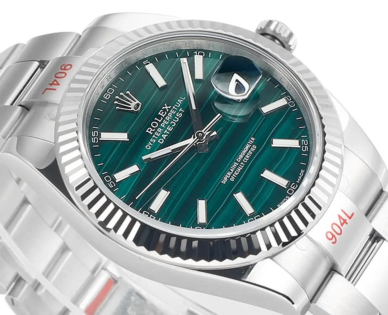 Rolex Datejust 41 Custom Malachite Dial – Premium Super Clone Rolex Luxury Timepiece - 图片 5