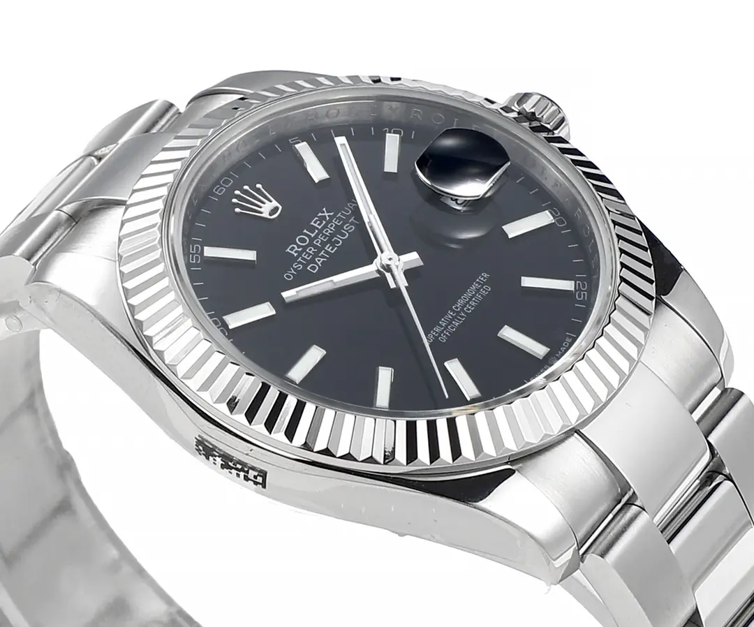 Rolex Datejust 41mm Black Dial Stainless Steel Automatic Watch – Super Clone Rolex - 图片 4