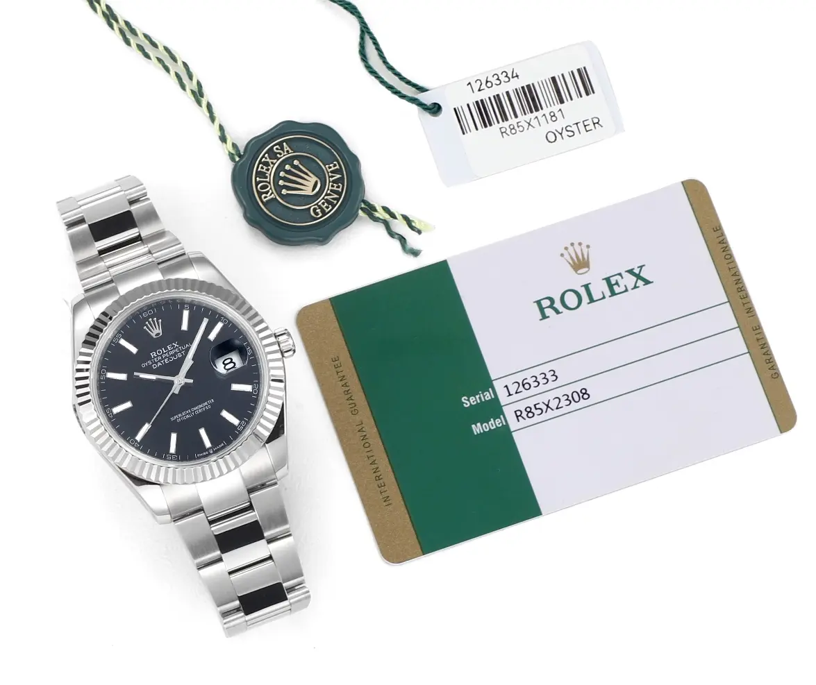 Rolex Datejust 41mm Black Dial Stainless Steel Automatic Watch – Super Clone Rolex - 图片 9