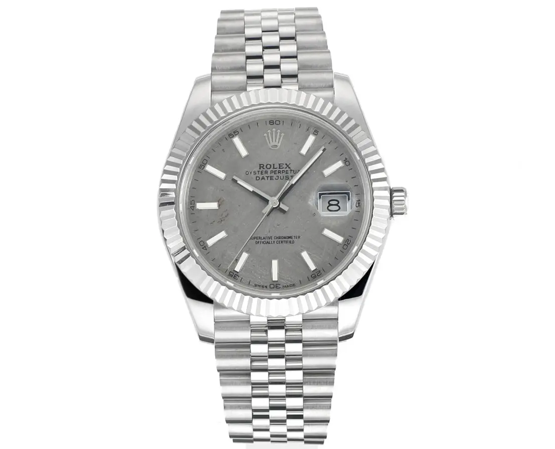 Rolex Datejust 41mm Meteorite Dial Stainless Steel Watch – Silver Edition