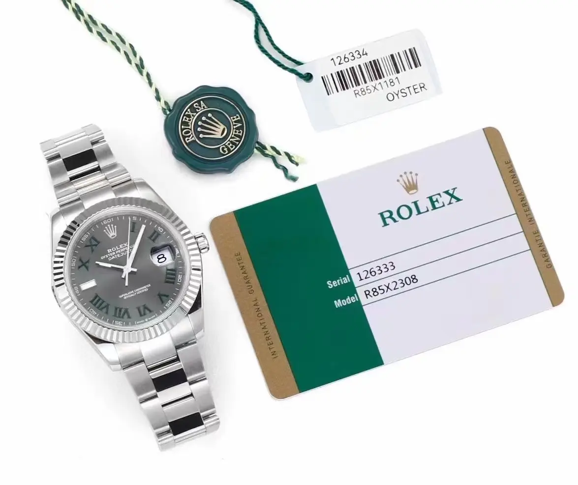 Rolex Datejust 41mm – Silver Stainless Steel with Grey Dial - 图片 9