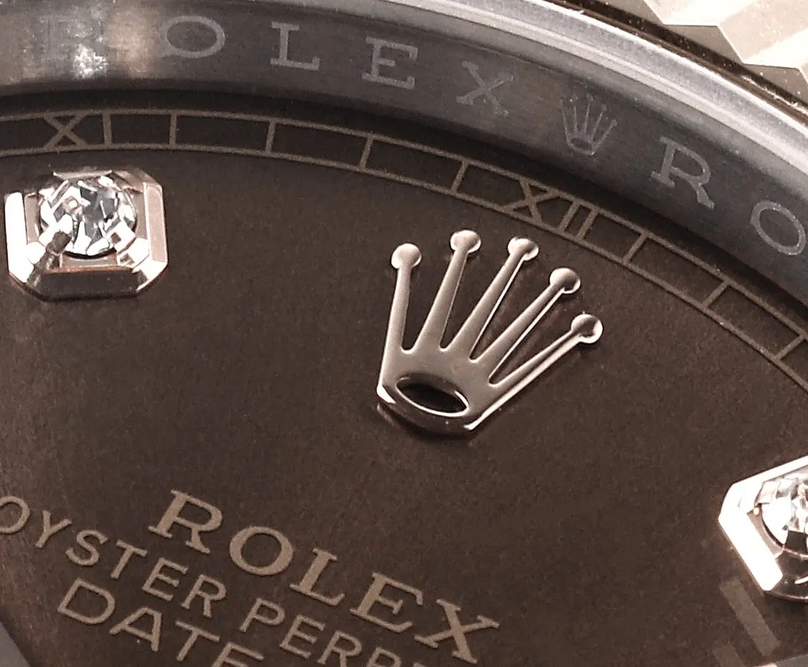 Rolex Datejust 41mm Watch – Brown Dial, Two-Tone Steel and Rose Gold, Fluted Bezel, Super Clone - 图片 6