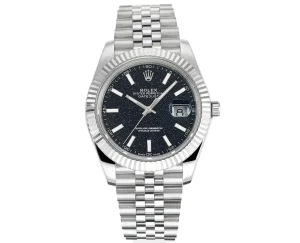 Rolex Datejust 41mm Watch – Gold Sandstone Dial, Stainless Steel Jubilee Bracelet
