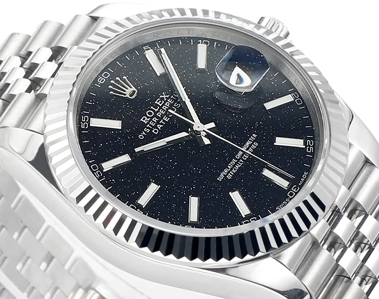 Rolex Datejust 41mm Watch – Gold Sandstone Dial, Stainless Steel Jubilee Bracelet - 图片 3