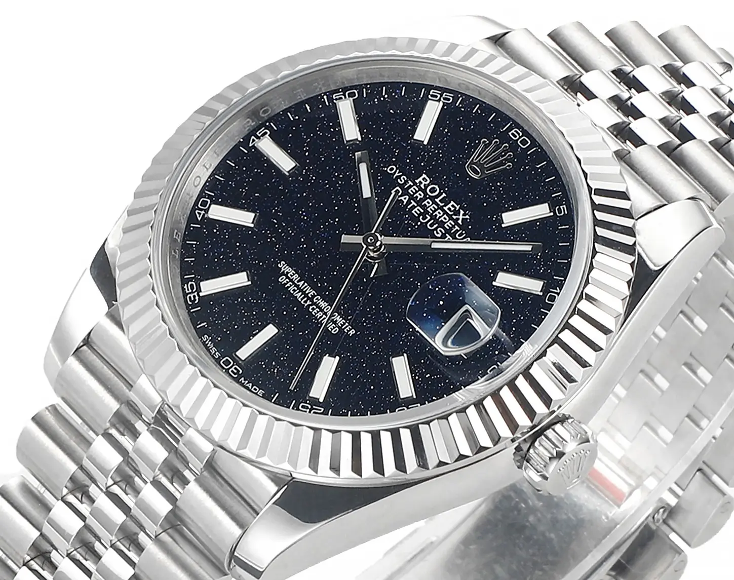 Rolex Datejust 41mm Watch – Gold Sandstone Dial, Stainless Steel Jubilee Bracelet - 图片 5