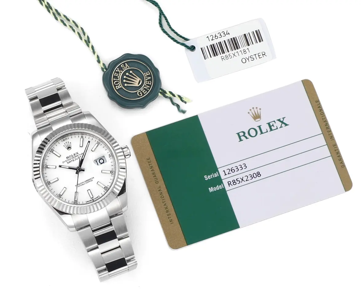 Rolex Datejust Silver Fluted Bezel Stainless Steel Watch with New 3235 Movement – Super Clone Collectio - 图片 9