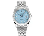 Rolex Datejust with Blue Dial, Oyster Perpetual Movement, and Super Clone Quality