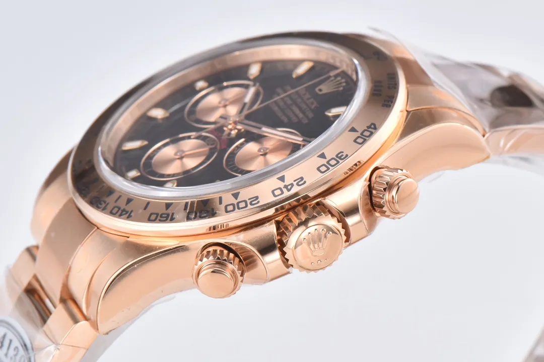 Rolex Daytona 116505 Full Rose Gold with Black Enamel Dial – Luxury Chronograph Watch - 图片 2
