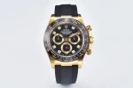 Rolex Daytona 116518 Gold Black Enamel Dial with Moissanite Stones – Premium Watches Collection