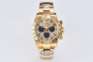 Rolex Daytona 116518 – Gold Panda Dial Chronograph Luxury Timepiece