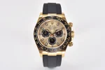 VS Factory Rolex Daytona 116518 – Gold with Rubber Strap