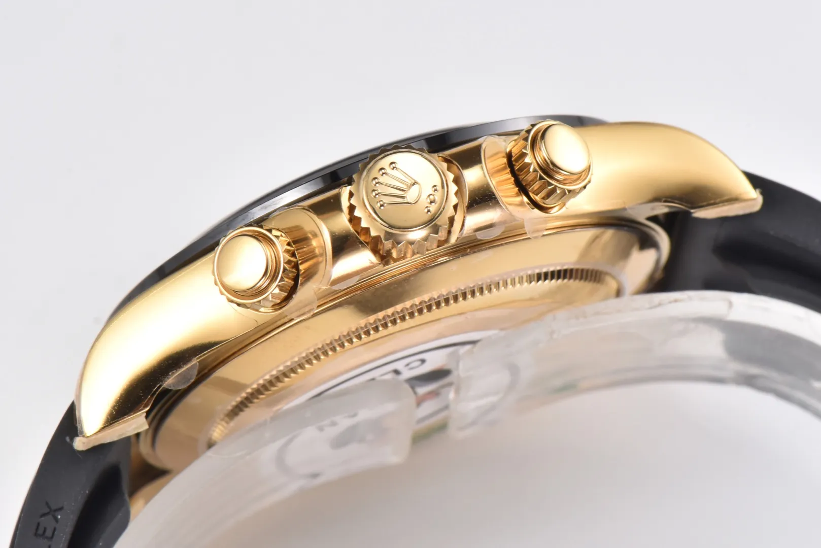 VS Factory Rolex Daytona 116518 – Gold with Rubber Strap - 图片 6