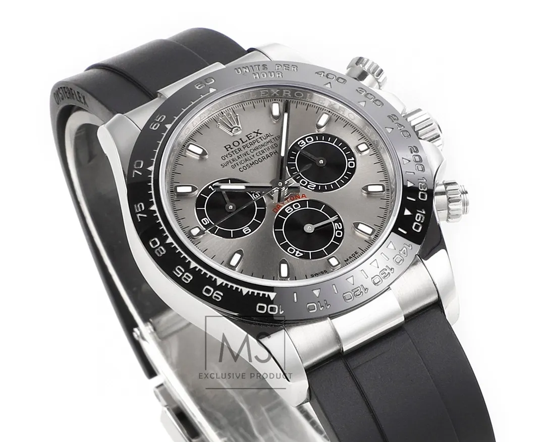 VS Factory Rolex Daytona 4130 – Black Rubber Strap, Panda Dial, Ultra-Thin Case by VSF Watches Official Store - 图片 3