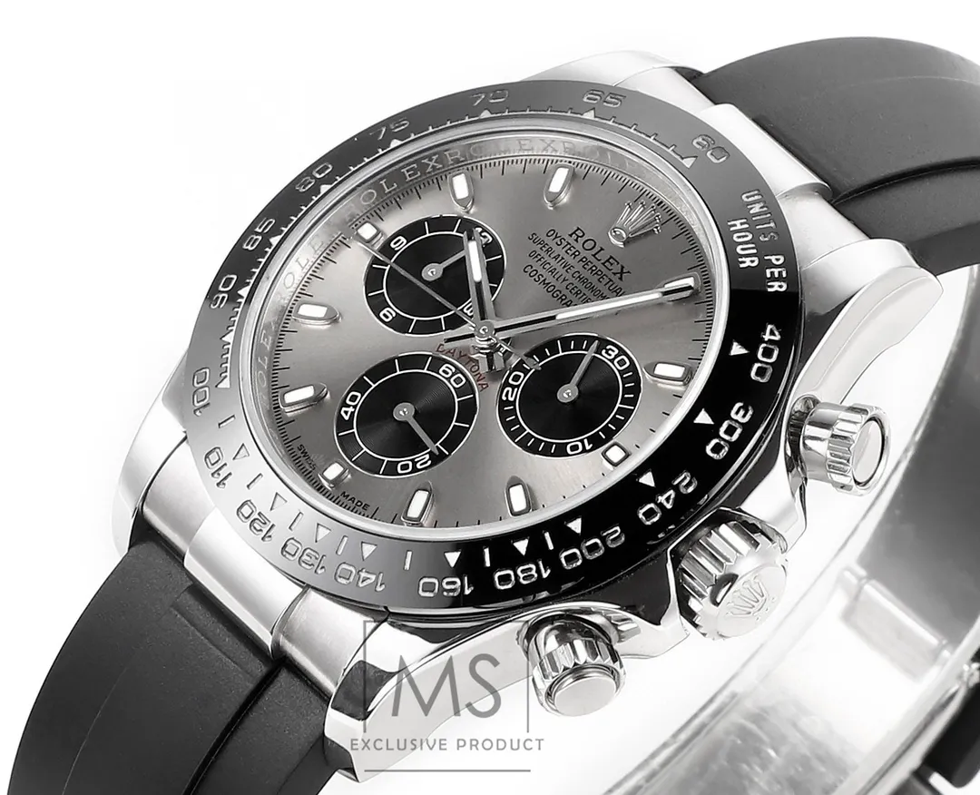 VS Factory Rolex Daytona 4130 – Black Rubber Strap, Panda Dial, Ultra-Thin Case by VSF Watches Official Store - 图片 4