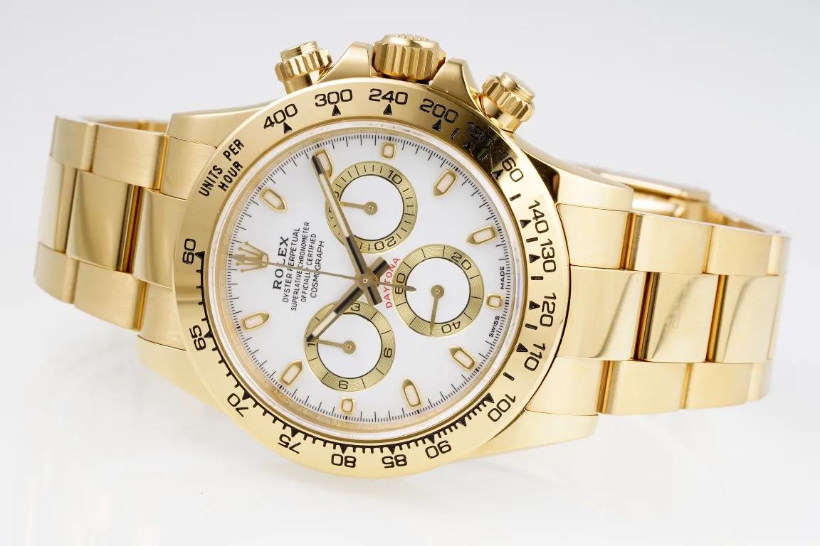 Rolex Daytona 4130 Gold Full Gold Chronograph Watch – Swiss A-Grade Watches Quality - 图片 2