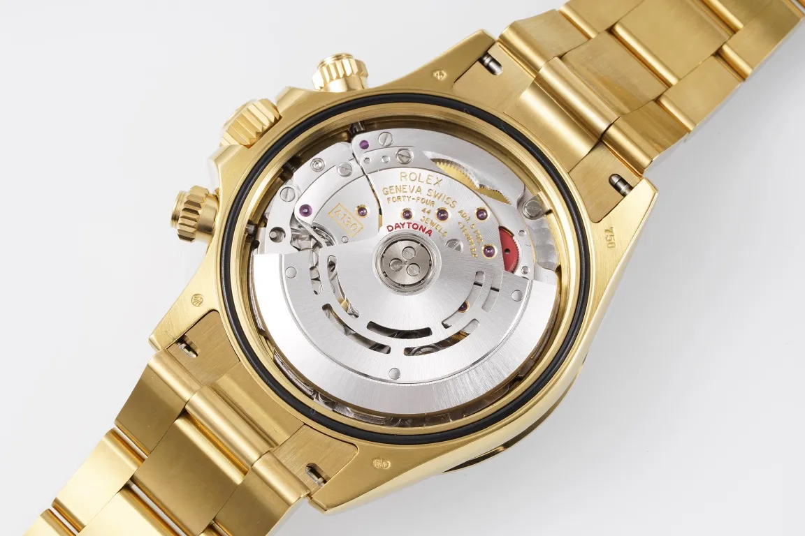 Rolex Daytona 4130 Gold Full Gold Chronograph Watch – Swiss A-Grade Watches Quality - 图片 7