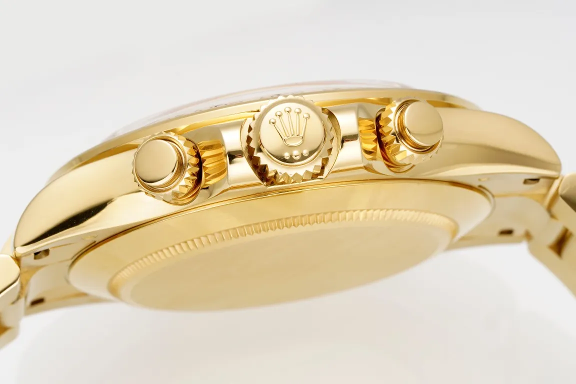 Rolex Daytona 4130 – Gold with Black Dial – Luxury Chronograph Watch Collection - 图片 5