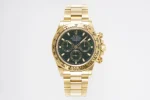 Rolex Daytona 4130 – Gold with Green Dial – Premium Luxury Watches Collection