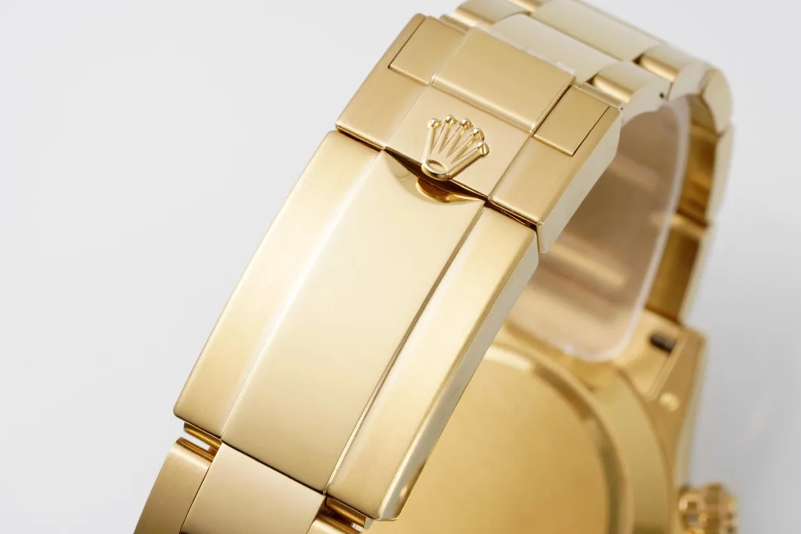 Rolex Daytona 4130 – Gold with Green Dial – Premium Luxury Watches Collection - 图片 8