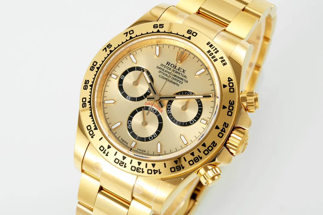 Rolex Daytona 60th Anniversary Edition – Gold Chronograph Watch with Ceramic Bezel and Superior Craftsmanship - 图片 3
