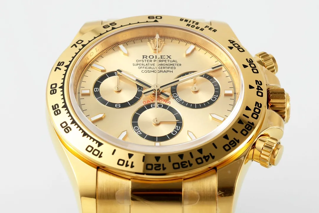 Rolex Daytona 60th Anniversary Edition – Gold Chronograph Watch with Ceramic Bezel and Superior Craftsmanship - 图片 4