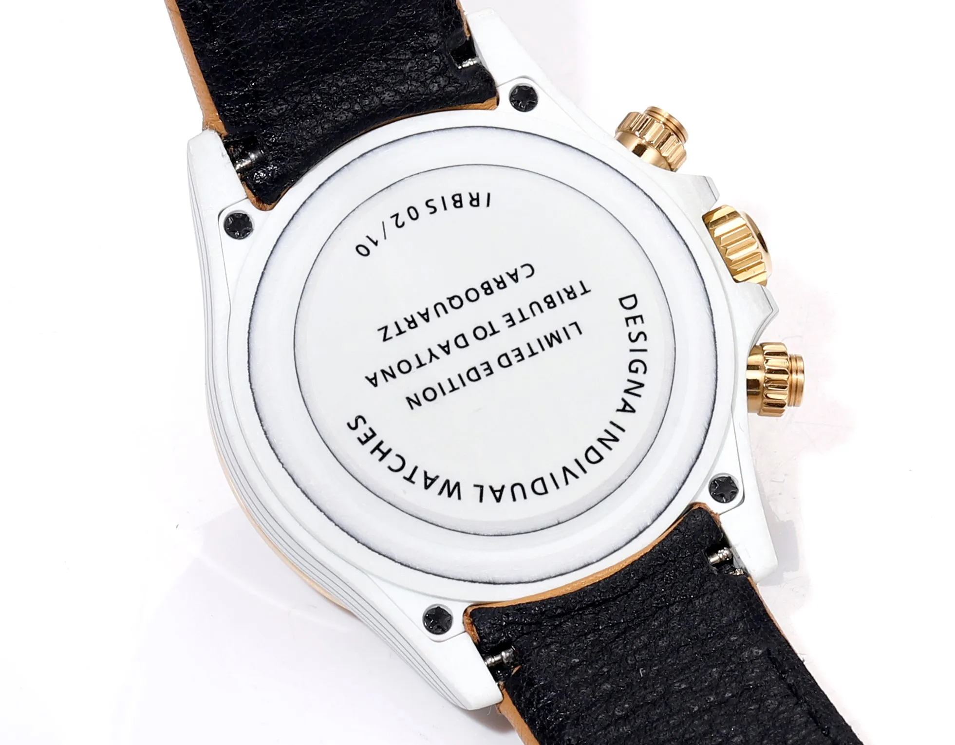 Rolex Daytona Carbon Fiber Custom Edition – Champagne Dial, Brown Strap, Enhanced Night Glow Case by VSF Watches Official Store - 图片 7