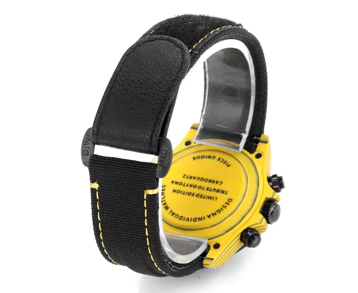 Rolex Daytona Carbon Fiber Night Glow Case Watch – Yellow with Black Strap by VSF Watches Official Store - 图片 8