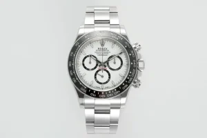 VS Factory Rolex Daytona M126500LN Replica Watch – Silver, Chronograph Style with Premium Watches Craftsmanship