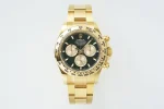 Rolex Daytona Watch – Gold with Black Dial – Limited Stock