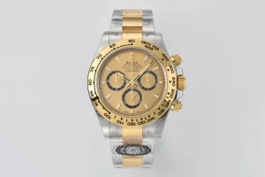 Rolex Daytona with Black Enamel Dial and Moissanite Stones