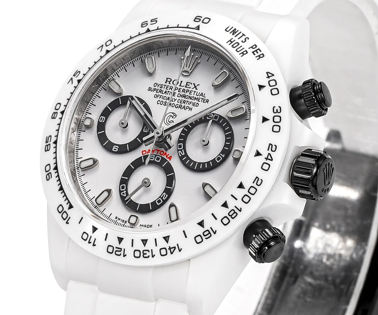 Rolex Daytona x Picasso Limited Edition White Ceramic Daytona Watch – Charles the Great Design by VSF Watches Collection - 图片 3