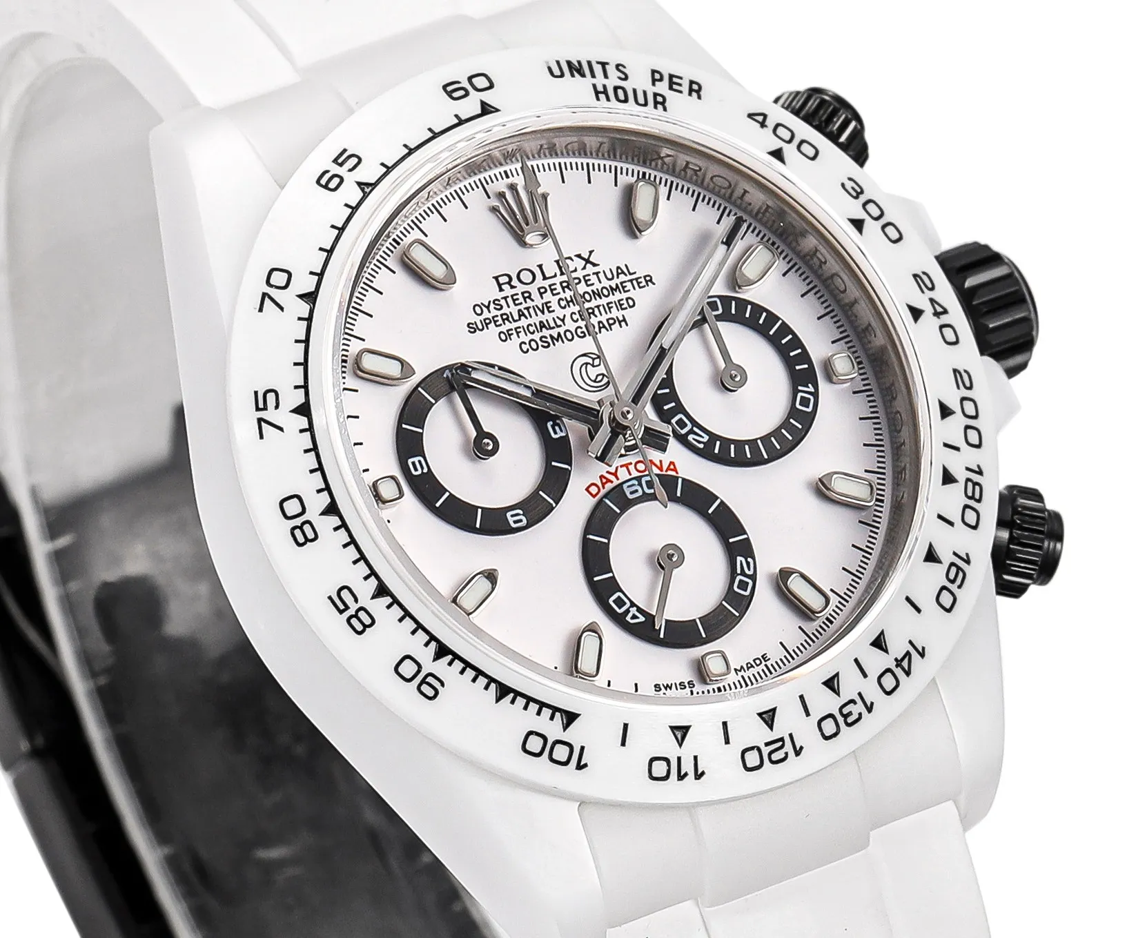 Rolex Daytona x Picasso Limited Edition White Ceramic Daytona Watch – Charles the Great Design by VSF Watches Collection - 图片 4