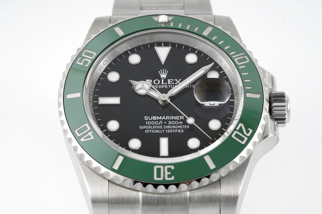 AR Factory Rolex Submariner Hulk Green Ceramic Bezel Black Dial Stainless Steel Automatic Watch - 图片 3