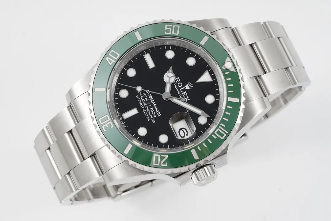 AR Factory Rolex Submariner Hulk Green Ceramic Bezel Black Dial Stainless Steel Automatic Watch - 图片 4