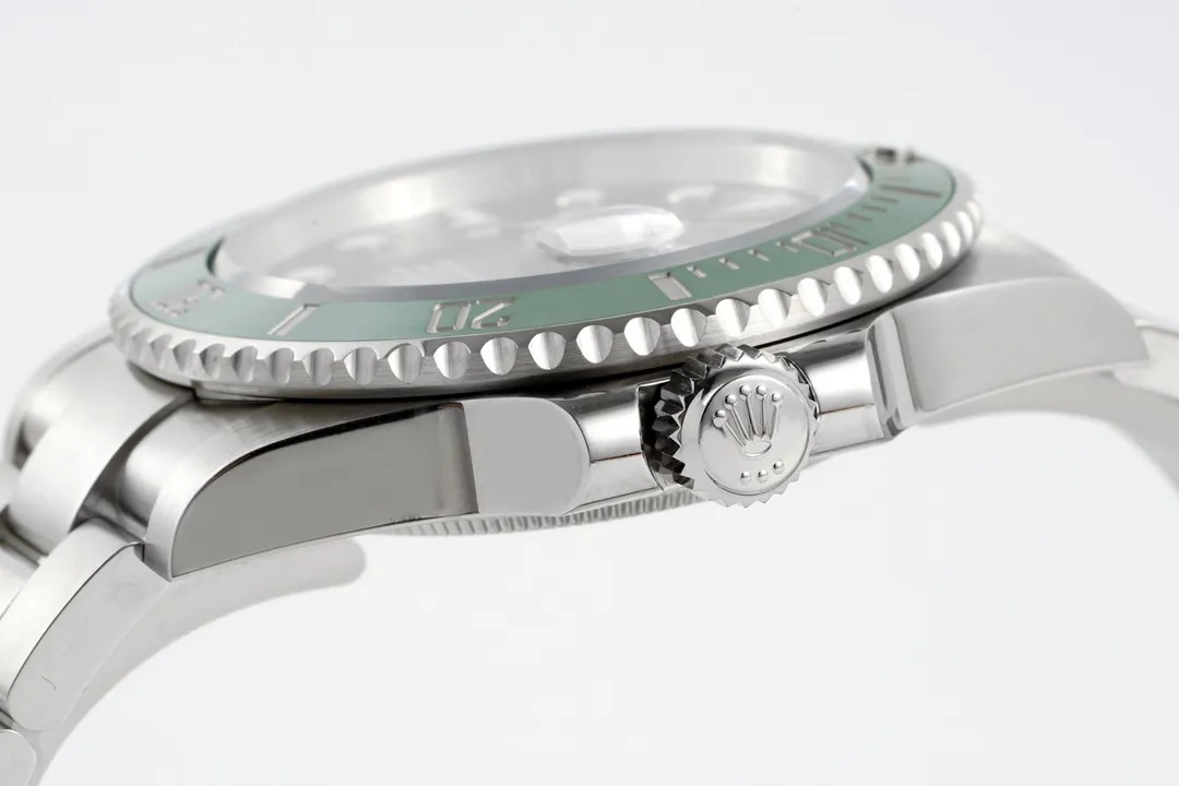 AR Factory Rolex Submariner Hulk Green Ceramic Bezel Black Dial Stainless Steel Automatic Watch - 图片 5
