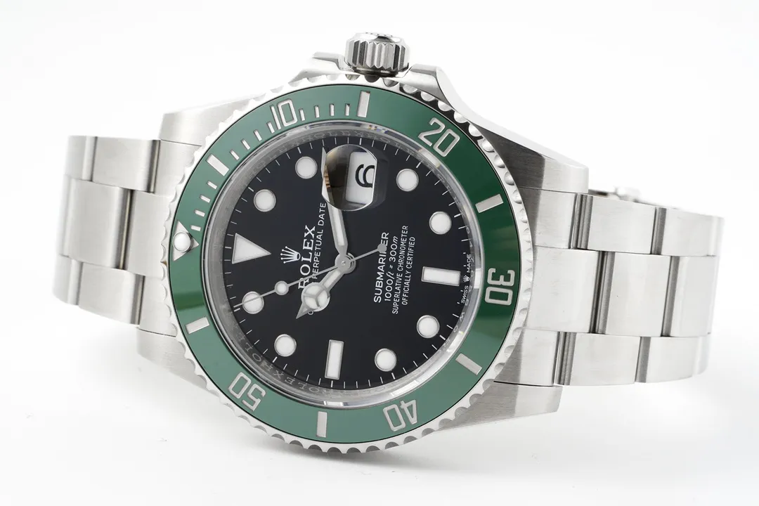 AR Factory Rolex Submariner Hulk Green Ceramic Bezel Black Dial Stainless Steel Automatic Watch - 图片 6
