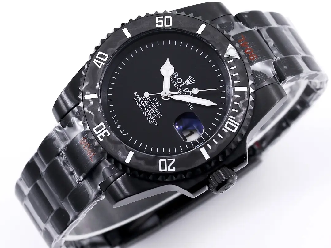 VS Factory Rolex Submariner PARAKEET – Black Custom Carbon Fiber Bezel, Gradient Green Dial Timepieces - 图片 2