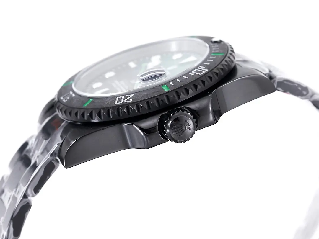VS Factory Rolex Submariner PARAKEET – Custom Black Carbon Fiber Bezel, Gradient Green Dial, 904L Steel by VSF Watches Official Store - 图片 7