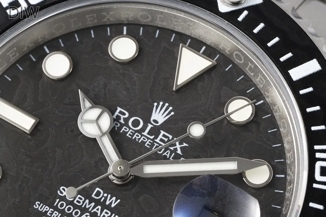 Rolex Submariner PARAKEET – Custom Black Carbon Fiber Dial, Premium Stainless Steel Timepiece - 图片 4